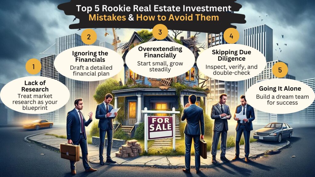 Top 5 Mistakes New Real Estate Investors Make and How to Avoid Them