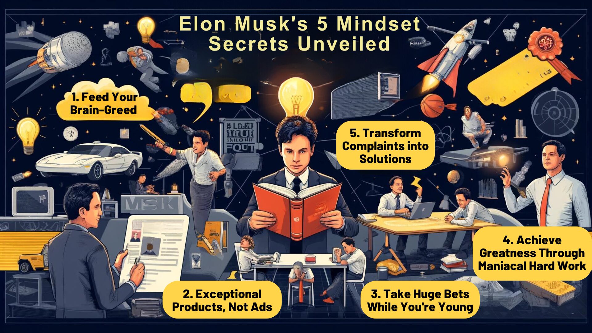 5 Secrets to Success from Elon Musk You Need to Know