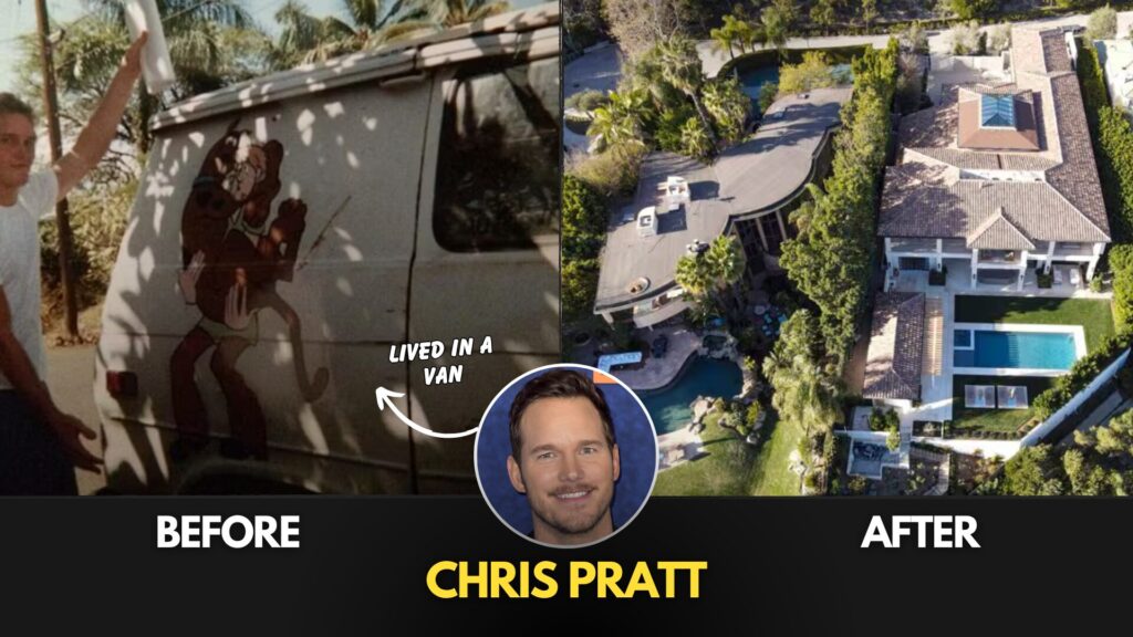 Chris Pratt's Transition from a Van to a Hollywood Mansion