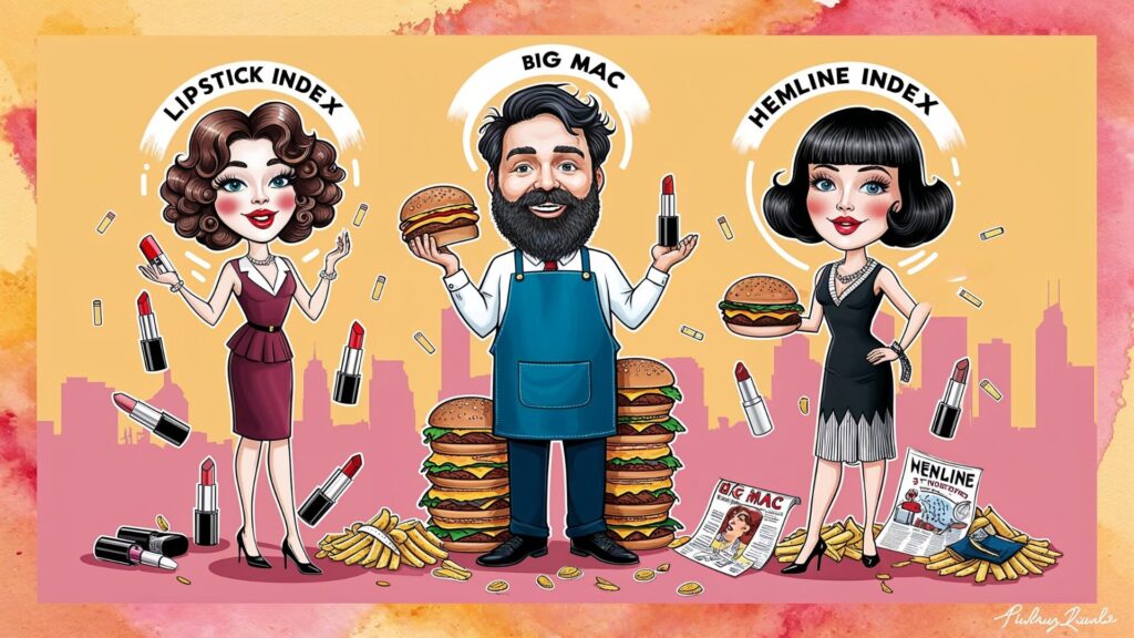 The Lipstick Index, The Big Mac Index, Hemline Index
